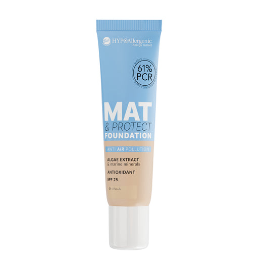 Mat & Protect Foundation SPF 25 01 Vanilla